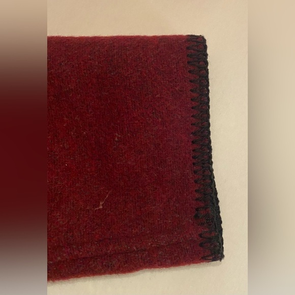 Vintage Wooded River Reversible Wool Blend Long Warm Coat Moose Size Medium - Picture 9 of 11